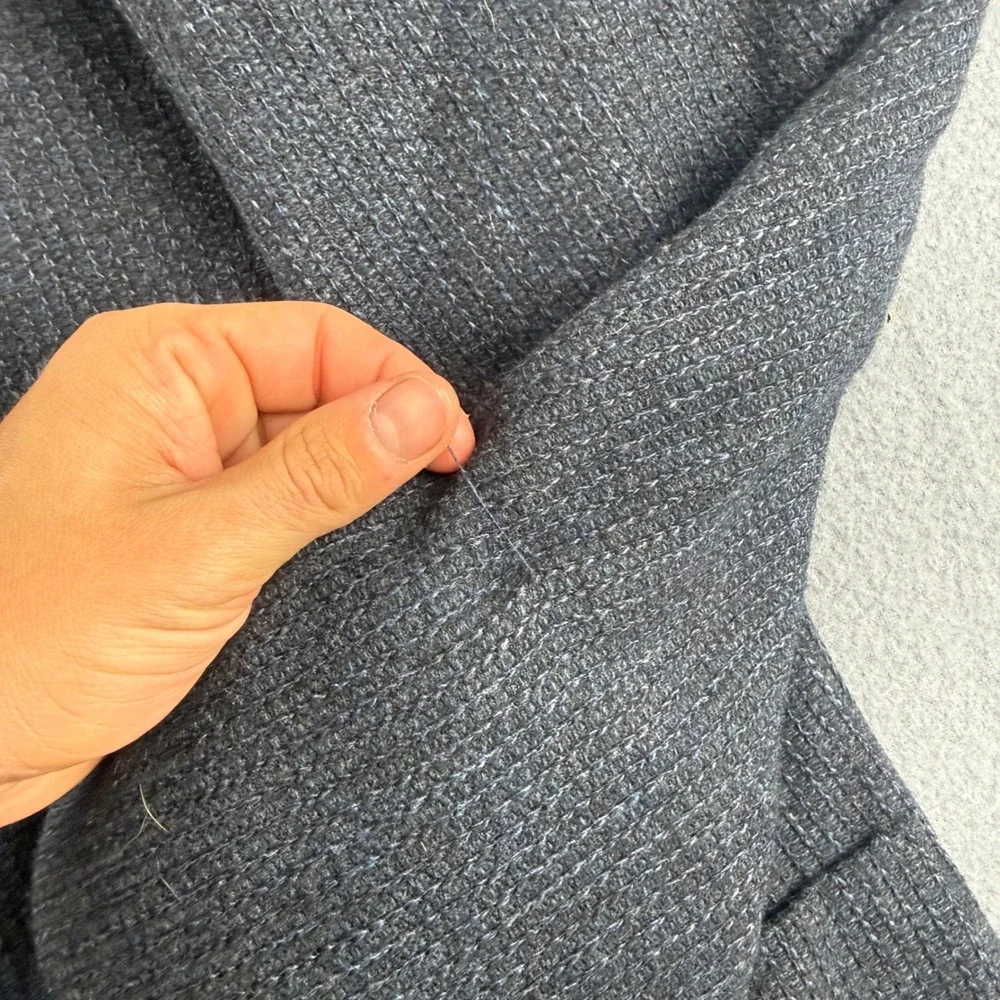 Ermenegildo Zegna Jacket Men's 54 (US 44) Blue Cashmere Wool Blend Switzerland